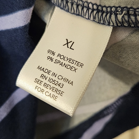 Westport Classic Navy and White Striped Shirt - Picture 5 of 5